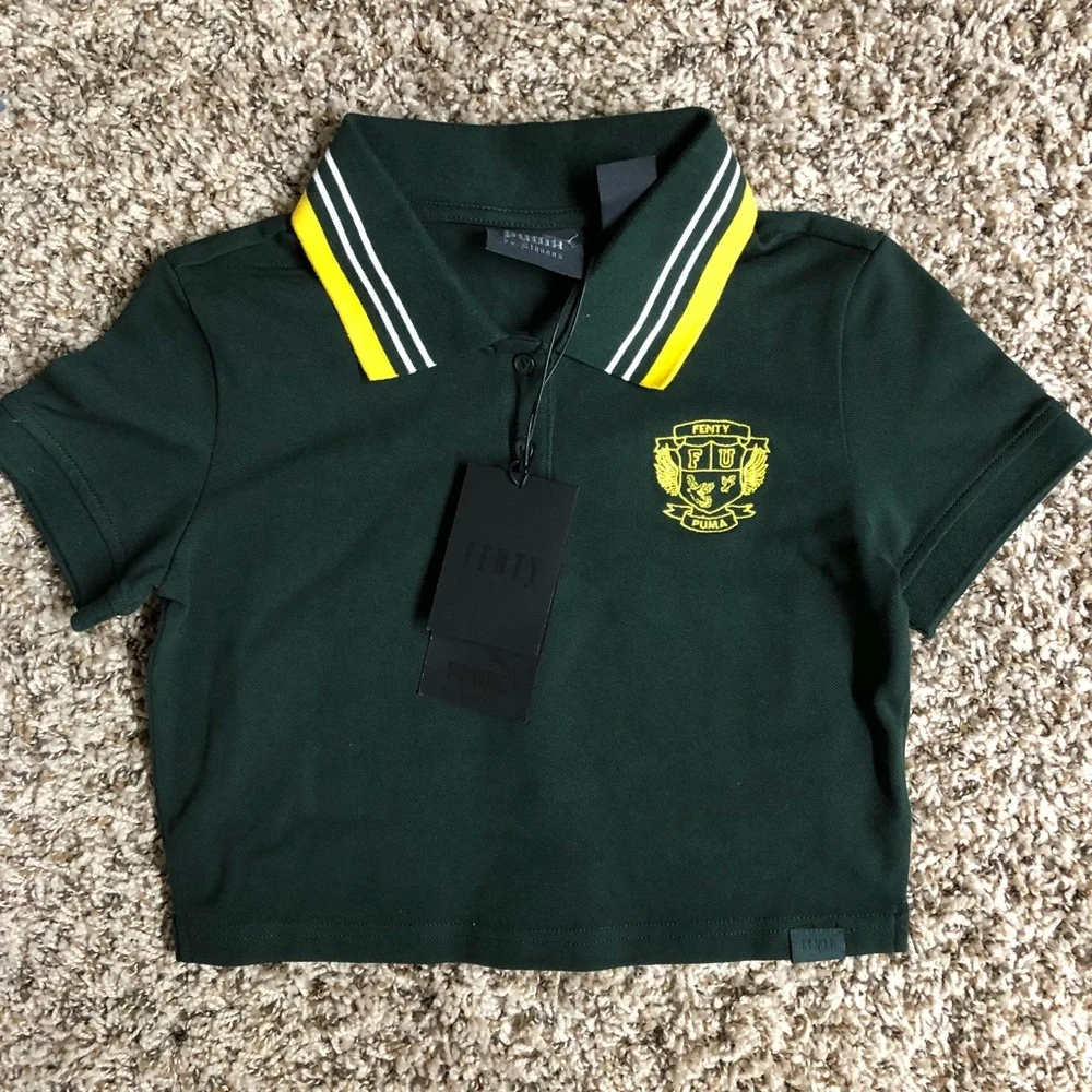 FENTY PUMA Crop Polo Shirt - Picture 6 of 8